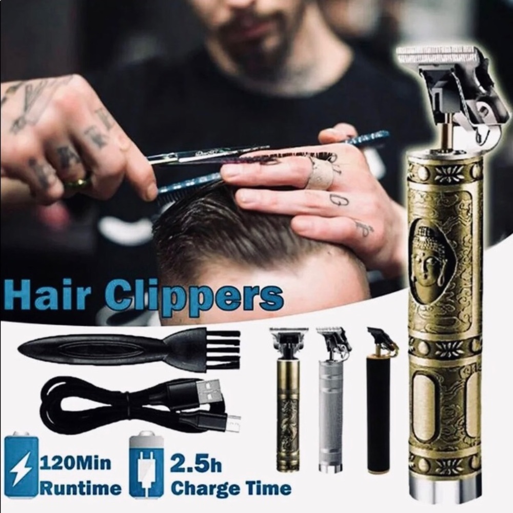 kemei 1974a metal pro t-outliner hair clipper